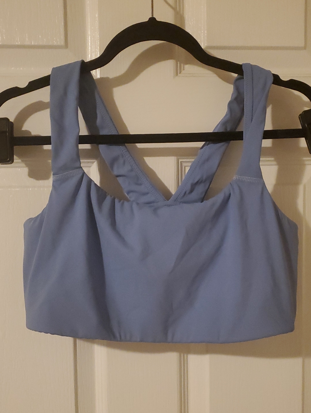 aerie Offline Light Periwinkle Crossback Sports Bra